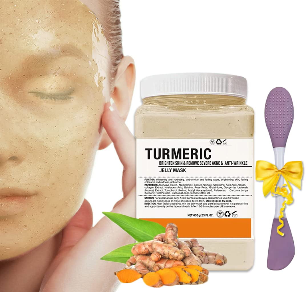 Jelly Mask Powder for Facials Care,Turmemic AntiWrinkel Remove Acne