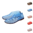 thumbnail image 1 of Jelly Mesh Ballet Ballerina For Women Adult Hollow Jelly Clear Sandals Beach Ballet Low Heel Comfortable Summer Beach Jelly Shoes, 1 of 8