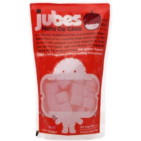 Jelly Nata De Lychee Flavor by Jubes - 12.7oz (Pack of 1)