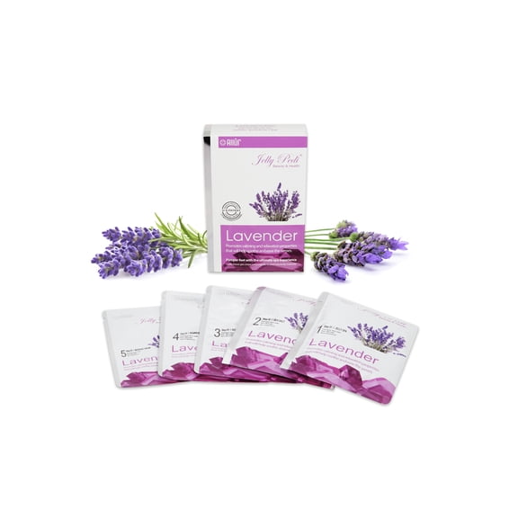 Jelly Pedi Spa Pedicure Box Lavender 5 Steps