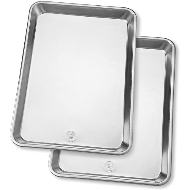 Jelly Roll Baking Sheet Pans Professional Aluminum Cookie Sheet Set