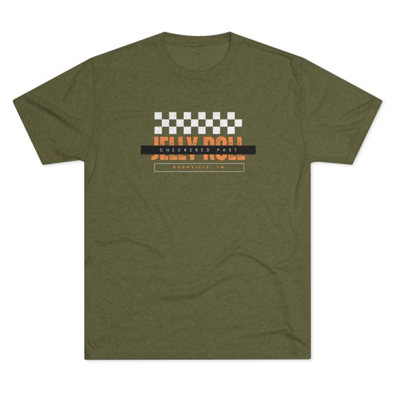 Jelly Roll - Checkered Past -Unisex Tri-Blend Crew Tee