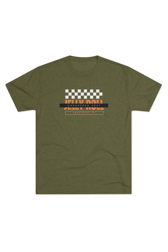 Jelly Roll - Checkered Past -Unisex Tri-Blend Crew Tee