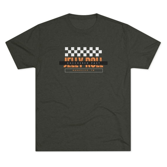 Jelly Roll - Checkered Past -Unisex Tri-Blend Crew Tee