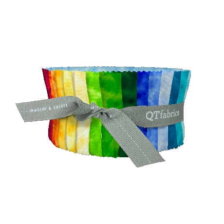 Jelly Roll - Color Dance Bold Colors Blenders 40pc Design Roll 2.5" Strips Roll-Up Bundle Quilter's Cotton Fabric Precuts (CDNC-6PKB) M535.31