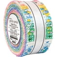 thumbnail image 1 of Jelly Roll - Flowerhouse Gentle Petals by Debbie Beaves for Robert Kaufman Spring Florals 2.5" Strips Roll-Ups Bundle Quilter's Cotton Fabric Precuts (RU-1093-40) M493.11, 1 of 2