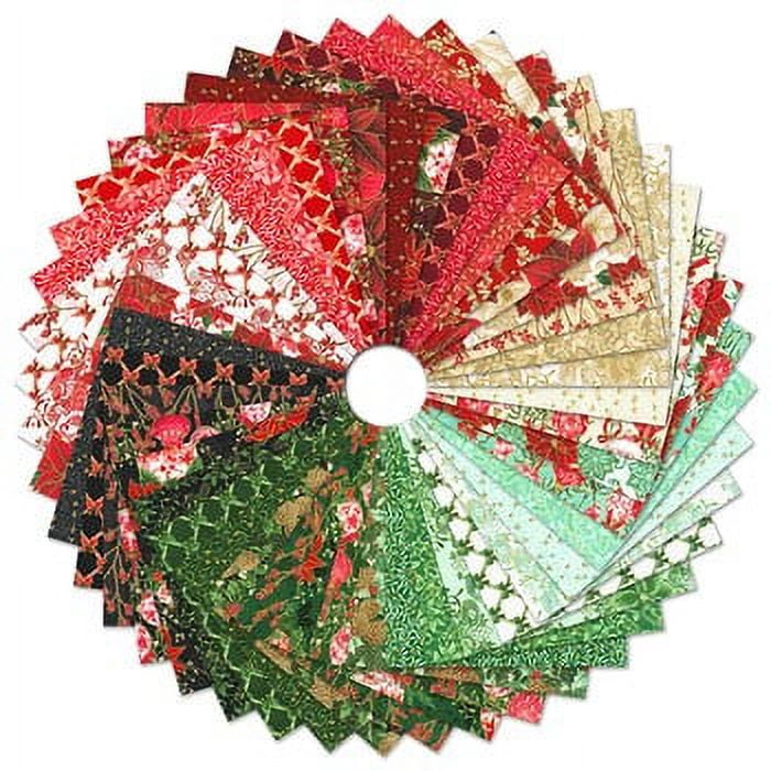 Jelly Roll - Holiday Flourish Festive Finery Holiday Colorstory Studio RK Robert Kaufman Christmas Winter Holidays 2.5" Strips Roll-Up Bundle Quilter's Cotton Fabric Precuts (RU-1269-44) M494.60