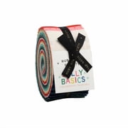 Jelly Roll - Jolly Basics Ruby Star Society Moda 2.5" Strips Roll-Up Bundle Quilters Cotton Fabric Precuts RS5091JR M493.37