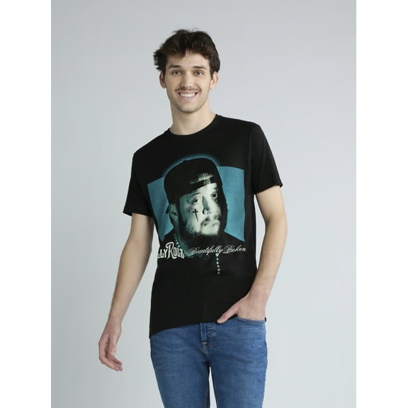 Jelly Roll Men's & Big Men's Beautifully Broken Graphic Tee, Sizes S-3XL