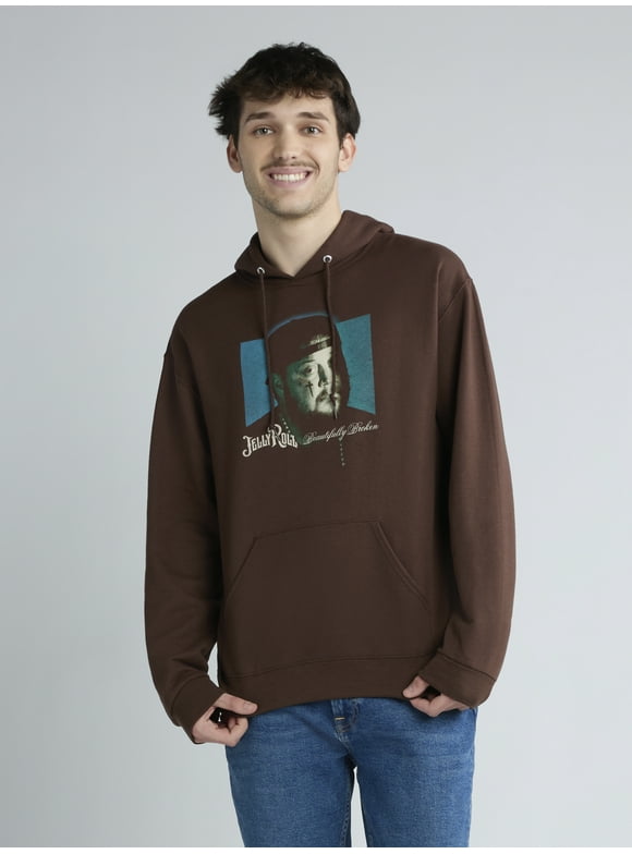 Men's & Big Men's Graphic Hoodie with Long Sleeves, Sizes S-3XL