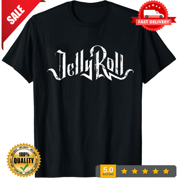 Jelly Roll Men's T-Shirt Vintage Logo Nashville Country Tees, LIMITED EDITION-TH66406