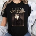 thumbnail image 1 of Jelly Roll - Portrait T-Shirt Unisex, Sizes S-5XL, Tbun, 1 of 5