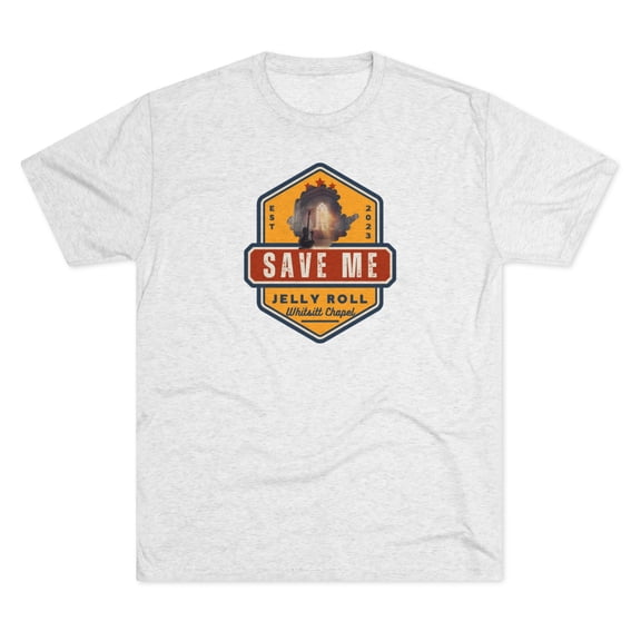 Jelly Roll - Save me WC - Unisex Tri-Blend Crew Tee
