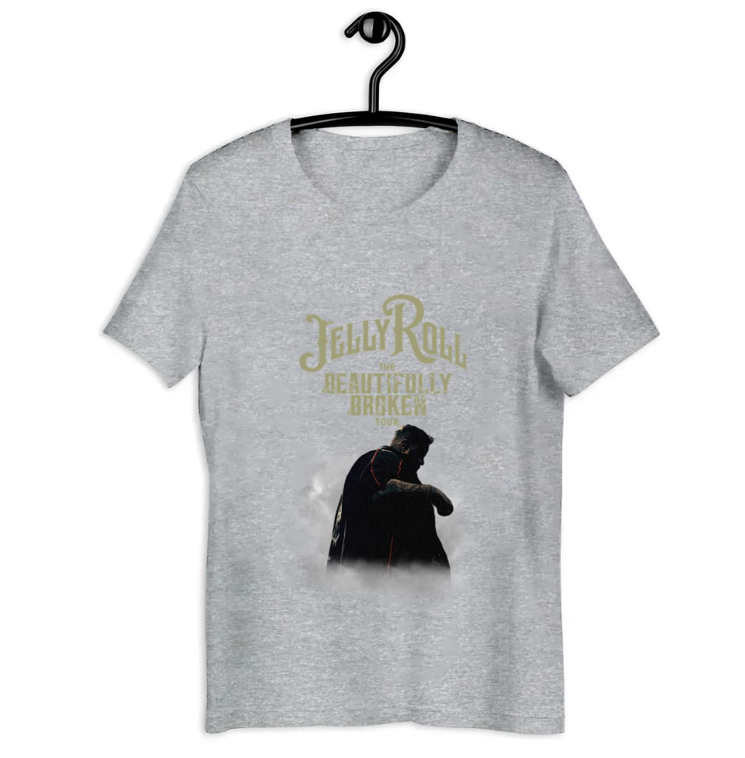 Jelly Roll The Beautifully Broken Tour 2024 Music Men TShirt S