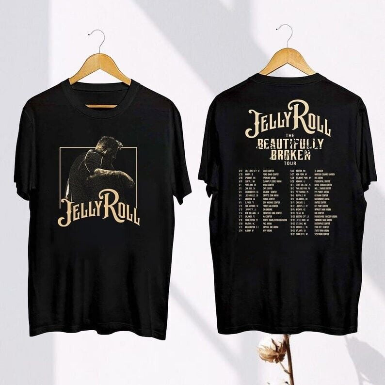 Jelly Roll The Beautifully Broken Tour 2024 Shirt, Jelly Roll Fan Gift, Jelly Ro