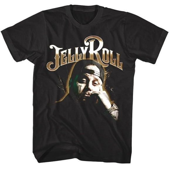 Jelly Roll I Am Not Okay Portrait Men's T Shirt (Black, Adult4XL)