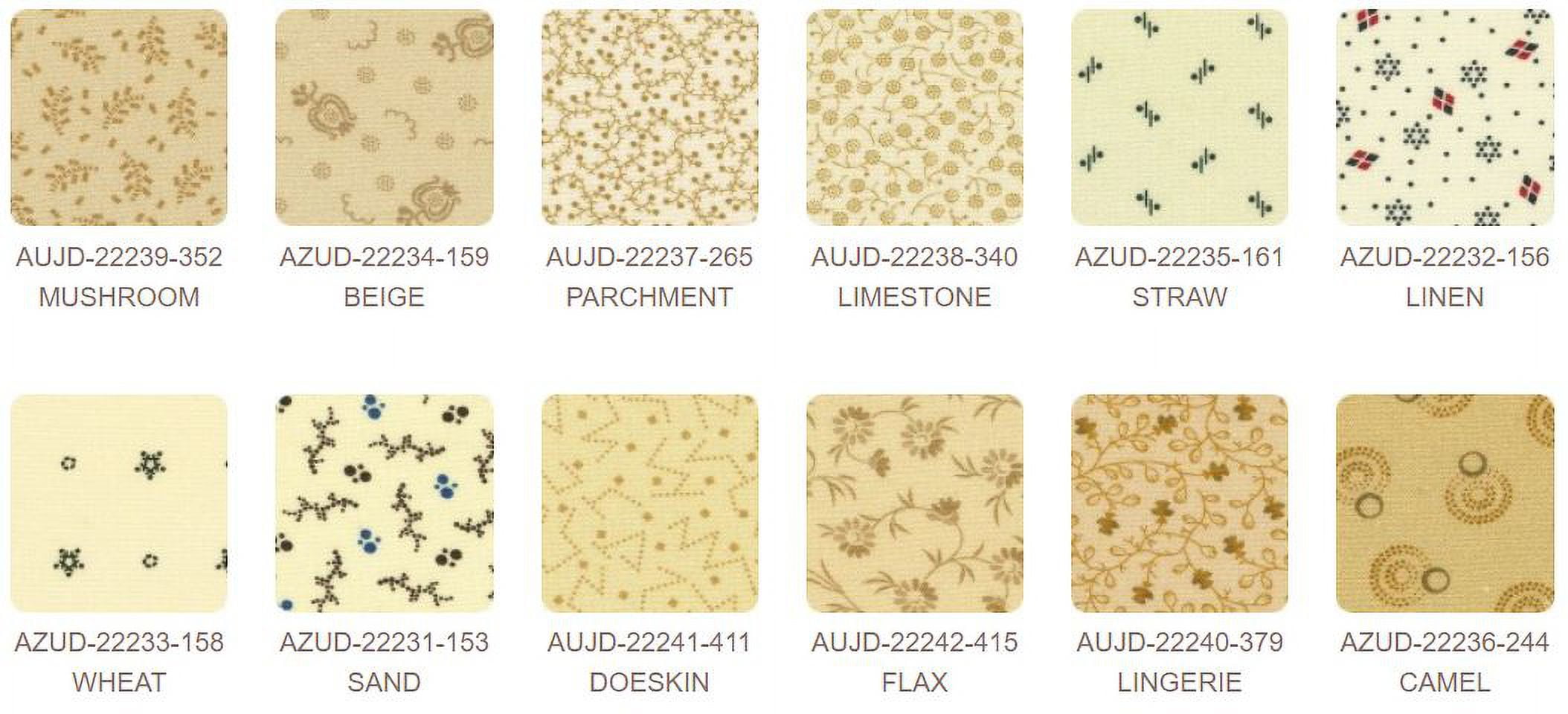 Jelly Roll - Wild Oats & Honey Collection by Jill Shaulis and Julie Letvin for Robert Kaufman Neutrals 2.5" Strips Roll-Ups Bundle Quilter's Cotton Fabric Precuts (RU-1234-40) M538.34