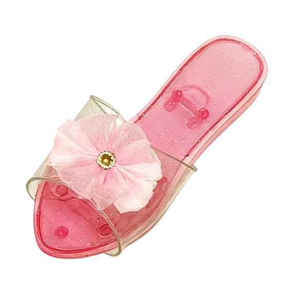 Jelly Sandals Princess Shoes Kids Heels Durable Plastic Material for Girls Dress Up Parties Cosplay