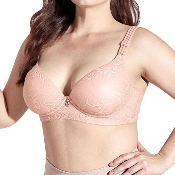 Jelly Seamless Wireless Plus Size Bras Wireless Push Up For Breathable Seamless For Daily Wear Lightweight,Breathable bras