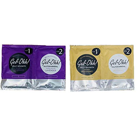 Jelly Spa Pedicure Set Gel-Ohh Combo (LAVENDER  MILK  HONEY)