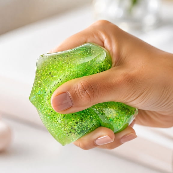 Jelly Squishy Iridescent Glitter Solid Cube Squeeze for Fun Sensory Fidget Relaxation and Daily Fun Anxiety Relief Home Office Pocket Gift Use