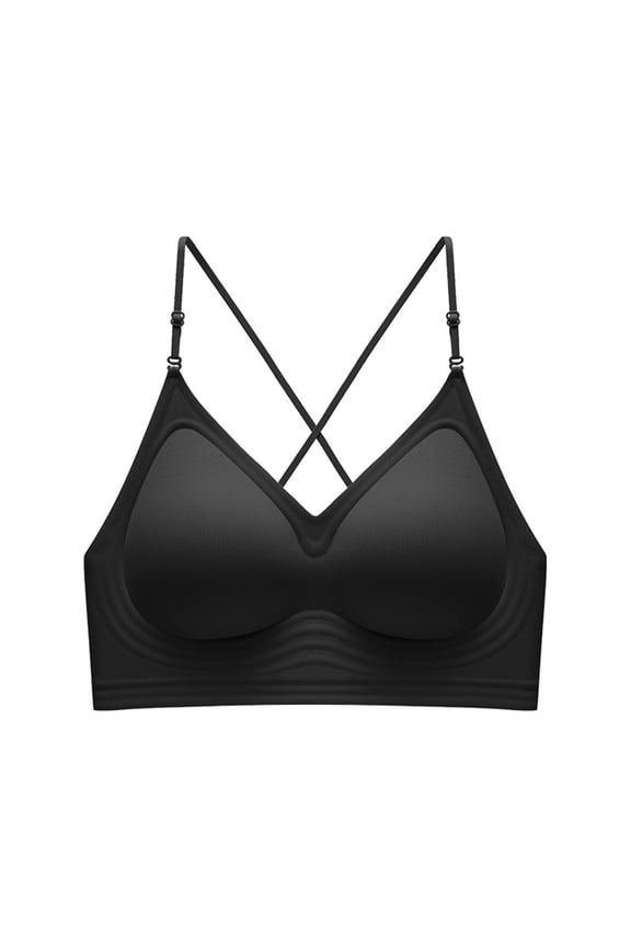 Jelly bras for women ,Breathable Removable Padding Wireless Bra, Soft Seamless Daily Athletic Undergarment
