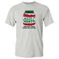 thumbnail image 1 of Jelly of The Month Club, The Gift That Keeps On Giving - Funny Christmas Movie T Shirt - Large - Sport Grey, 1 of 6
