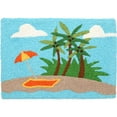 thumbnail image 1 of Jellybean JB-NP003 20 x 30 in. Lost Island Machine Washable Indoor & Outdoor Accent Rug, 1 of 1