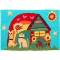 thumbnail image 1 of Jellybean Peace, Love, Dog 20"x30" Washable Accent Rug JB-SB007, 1 of 4