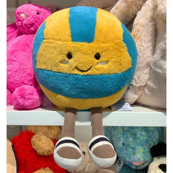 Jellycat 11.8 in Cute Amuseables Sports Beach Volley Stuffed Plush Toys Gift