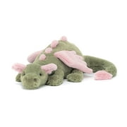 Jellycat Snow Dragon 19.6" Plush Toy - Ultra Soft Stuffed Animal, Easter Gift