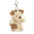 thumbnail image 1 of Jellycat 6" Little Pup Bag Charm Plush, 1 of 5