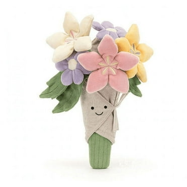 Jellycat Amuseable Bouquet Of Flowers Plush Stuffed Toy Kids Gift for Girlfriend