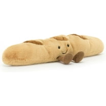 Jellycat Amuseables Baguette Stuffed Toy, 13.5 inches | Food Plush | Fun Gift Idea