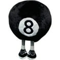Jellycat Amuseables Billiard Number Eight Stuffed Toy,11in,Sport Plush