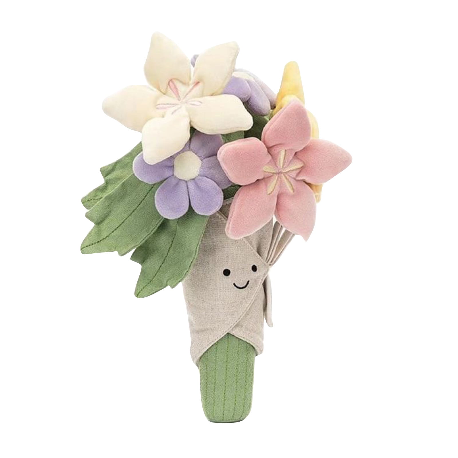 Jellycat Amuseables Bouquet of Flowers|11in|Soft Stuffed Cuddly Plush Toys Valentine's Day Bedtime Friend Easter Christmas Birthday Gifts for Girls Boys Women Men