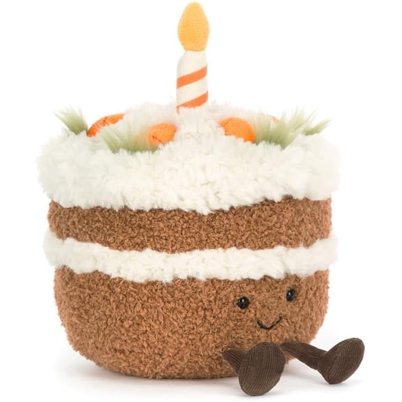Jellycat Amuseables Carrot Cake - Jellycat Spring Collection 2026 Exclusive
