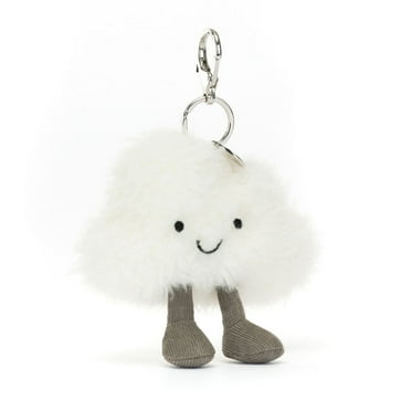 Jellycat Amuseables Cloud Bag Charm Plush Keychain | On Sale Clearance Collectible Gift Accessory Amuseables Cloud Bag Charm