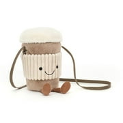 Jellycat Amuseables Coffee-To-Go Bag Plush Toy | Clearance Sale | Cute Collectible Gift for Kids & Adults Beige