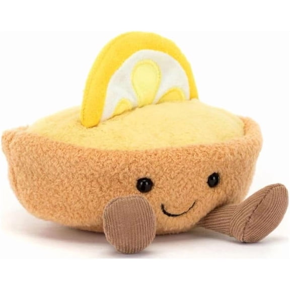Jellycat Amuseables Collette Tarte au Citron, 4 Inches - Fun Gift Idea
