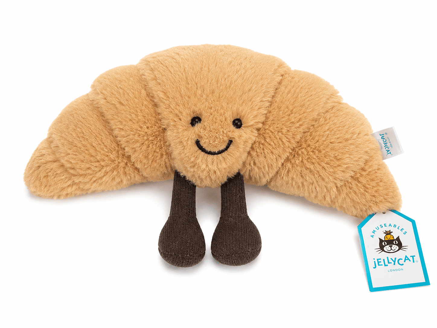 Jellycat Amuseables Croissant Stuffed Toy, 12.5 inches - Pastry Plush - Fun Gift Idea