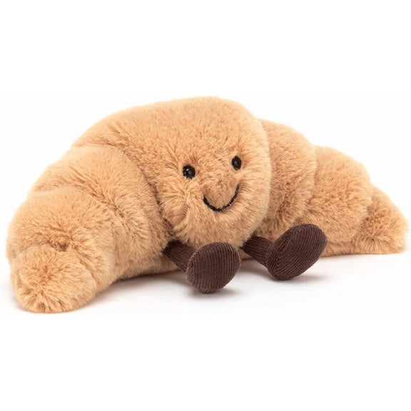Jellycat Amuseables Croissant Stuffed Toy, Small 8.5 inches - Pastry Plush - Fun Gift Idea