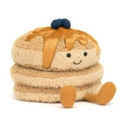 ENZOEI Jellycat Amuseables Fran Pancakes Stuffed Plush Toy Soft Cute Plush Food Doll Toy Home Decorations Gifts for Kids Teens Adults Collectors ﻿Valentine's Day Birthday Gift ﻿- Amuseables Fran Pancakes