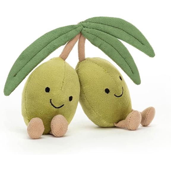 Jellycat Amuseables Olives Stuffed Toy, 4.5 inches - Food Plush - Fun Gift Idea