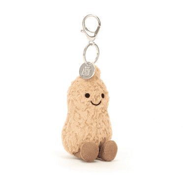 Jellycat - Amuseables Peanut Bag Charm - Gifts for Girls Boys Kids Women Yellow - 13cm