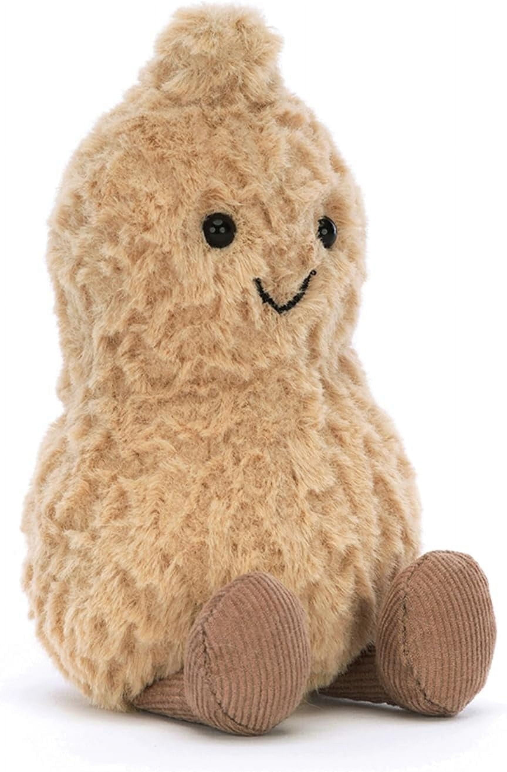 Jellycat Amuseables Peanut Stuffed Toy, 6 inches | Food Plush | Fun