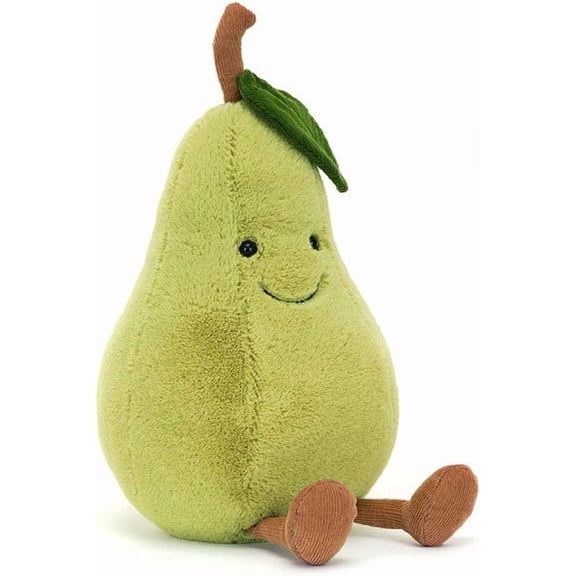 Jellycat Amuseables Pear Plush, 9 inches
