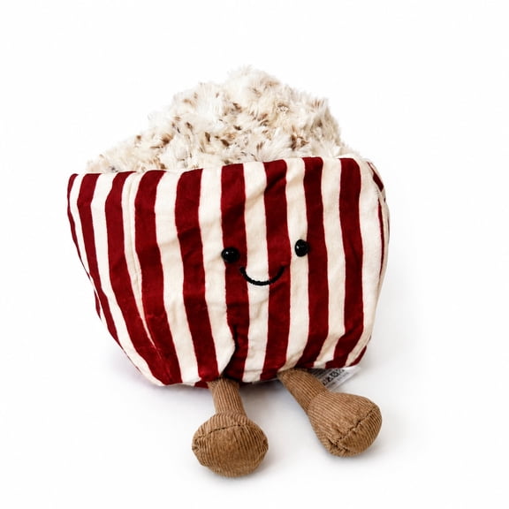 Jellycat Amuseables Popcorn Stuffed Toy, 8.5 inches