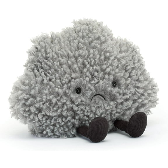 Jellycat Amuseables Storm Cloud Stuffed Toy, 10 inches - Cloud Plush - Fun Gift Idea