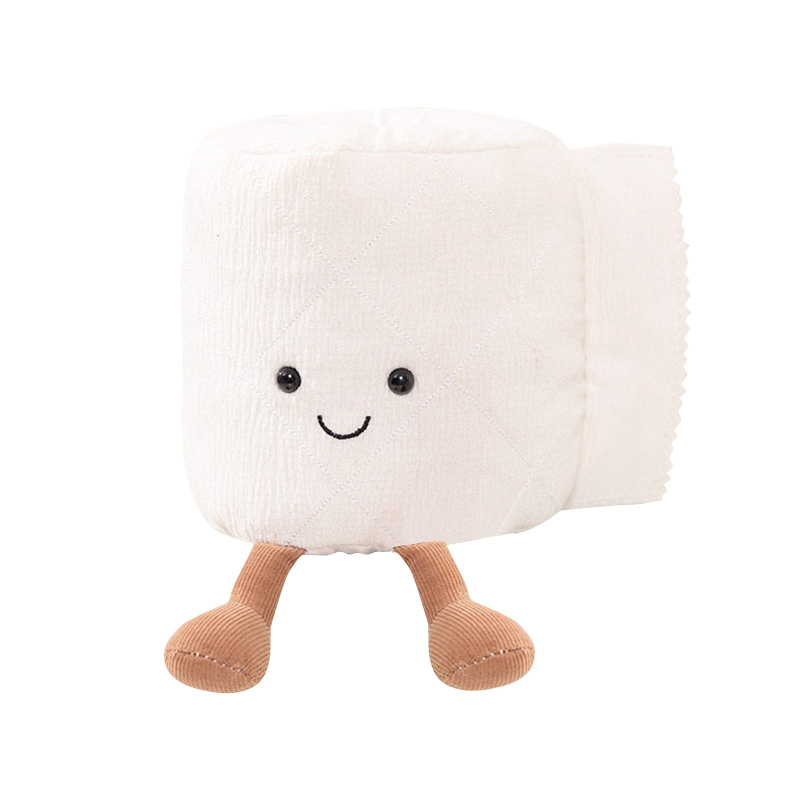 Jellycat Amuseables Toilet Paper Roll Stuffed Toy, Small 4.72 inches ...